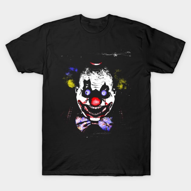 Evil Clown T-Shirt by podtuts